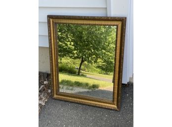 Gold Leaf Framed Accent Mirror