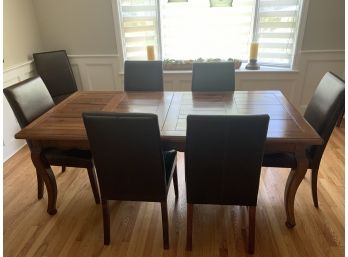 Safavieh Dining Room Table With 2 Leaves