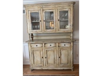 Domain Distressed Wood Hutch