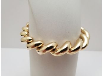 Substantial 14k Solid Gold Bracelet 28.5g