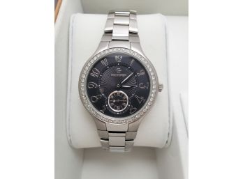 New In Box Ladies Phillip Stein Diamond Bezel Watch