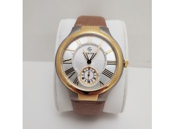 Brand New In Box Phillip Stein Ladies 2-tone With With Lizzard Band