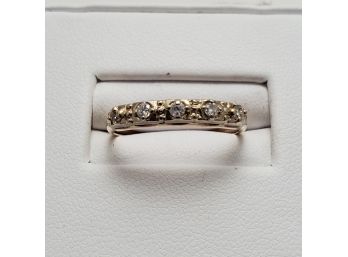 14k Diamond Band Size 7