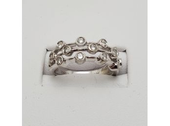 14k White Gold Diamond Ring