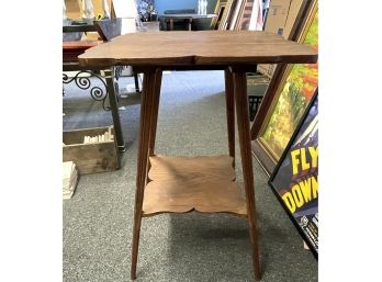 Vintage Oak Occasional Accent Side Table