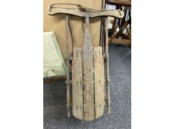Antique  Wooden Sleigh