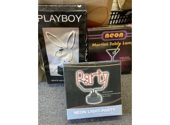 Playboy Lights (1)/Martini (1)/Party (1) (Neon)