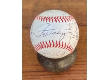 1990s Chicago White Sox Team Signed Baseball Jeff Torborg