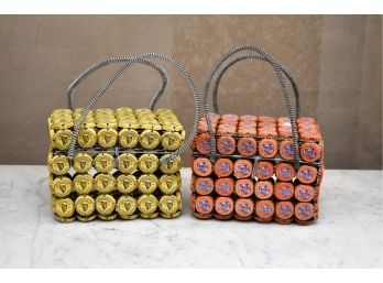 Bottle Cap Handbags/Storage Boxes Lot 2