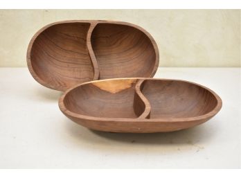 Olivewood Nut And Olive Bowls