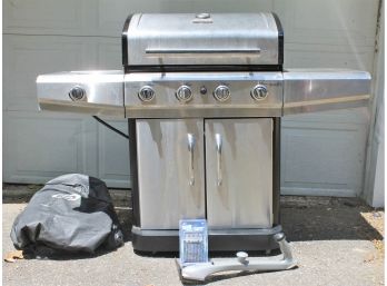 Char-broil Classic Stainless Steel Gas Grill With Full Tank, Cover & Tools