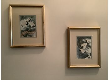 Set Of Framed Pelican Pictures