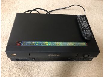 JVC HI FI Stereo VHS Player With Remote