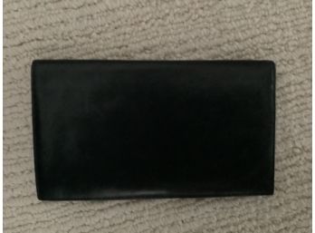 Mens Black Leather Wallet Handmade In Italy For The Leather Shop Saint Thomas