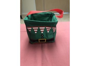 Thirty-one Small Red And Green Christmas Holiday Bag