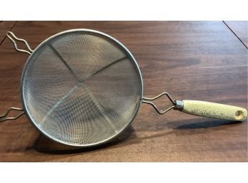 Kitchen Strainer Wooden Handle