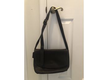 Beautiful Soft Supple Black Leather Coach Handbag