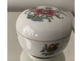 Ceramic Floral Candle Holder With Cap