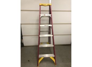 Werner 6 Ft. Red Ladder 225 Lb. Weight Capacity