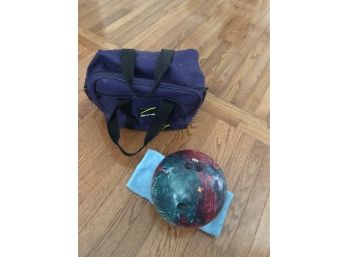 Root Grip Sonic Boom 12 Lb Multicolor Bowling Ball With Bag