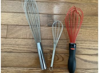 Lot Of 3 Whisks