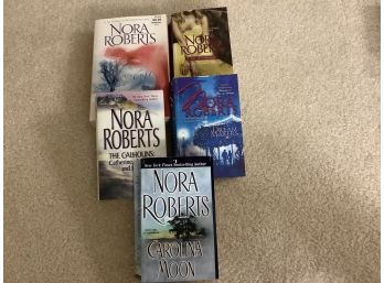 Lots Of Nora Roberts Books As Pictured Includes Carolina Moon