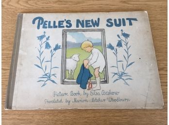 Antique Children's Book. Pelle's New Suit. Picture Book By Elsa Beskow. On Inside: Jeanne. Dec. 25, 1936.