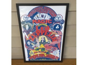 Led Zeppelin. Framed Led Zeppelin Concert Poster From Wembley Empire Pool. November 20, 1971. London