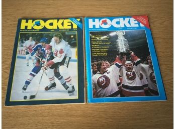 Two Vintage Hockey Magazines From 1981. NY Islanders.