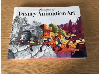 Treasures Of Disney Animation Art. 319 Page Profusely  Illustrated HC Coffee Table Book With Dust Jacket.