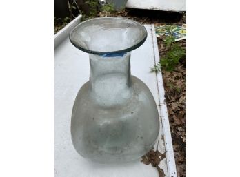 ANTIQUE HAND BLOWN VASE W/ PONTIL