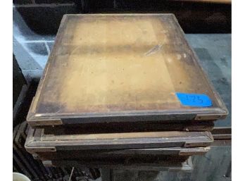 10 Steel Mounted Oak Printers Boards