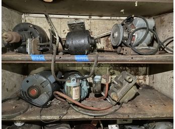 SIX MOTORS FOR EQUIPMENT, AS-IS