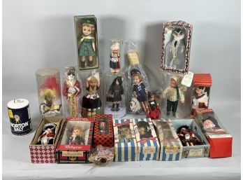 Large Lot Of Vintage Dolls In Original Boxes