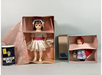 Two Vintage Madame Alexander Dolls  Mint In Box Degas And Red Riding Hood