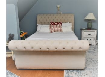 Queen Size Tufted Bed Lot 2