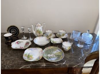 Lot Of Entertaining And Collectibles  Items - Royal Albert England, Hutschenreuther Germany, & More