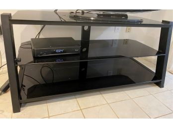 Tempered Glass Three Tiers Tv Stand