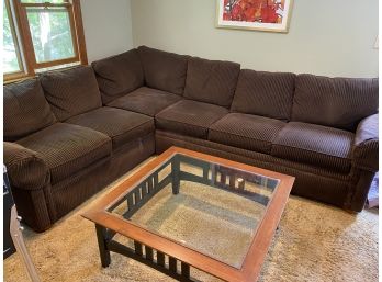 DREXEL HERITAGE Upholstery Collection Sectional Couch