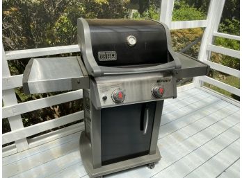 WEBER SPIRIT E210 Black Cover Gas Grill  ( ONLY ONE YEAR OLD )