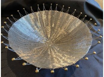 Decorative Metal Woven Mesh Centerpiece