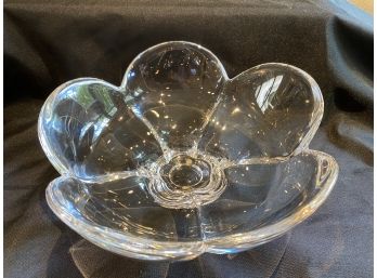 ORREFORS Pomona Bowl Designed By  LARS HELLSTEN Lead Crystal