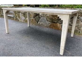 Southwest White Washed Dining Table