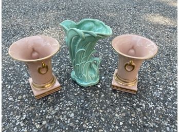 3 Piece Vase Lot