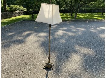 Rembrandt Floor Lamp With Brass Base