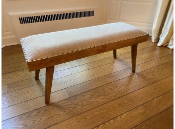 Classic Concepts Inc. Upholstered Wood Bench.