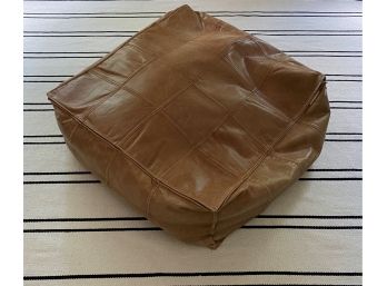 Crate & Barrel (CB2) Leather Ottoman