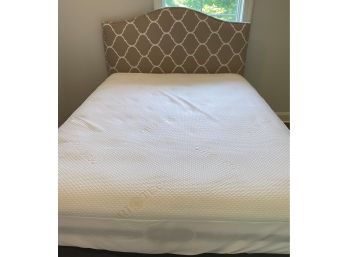 Tempur-Pedic-Up With Safavieh  Headboard And Adjustable  Box Spring