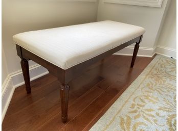 Durham Solid Choises Traditional Upholstered Bench  ( PURCHASED IN L.& J. G. STICKLEY AUDI WHITE PLAINS NY )