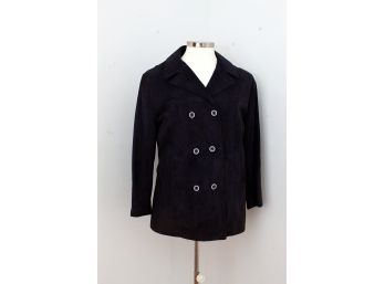 Button Front Coat, Size 14 M